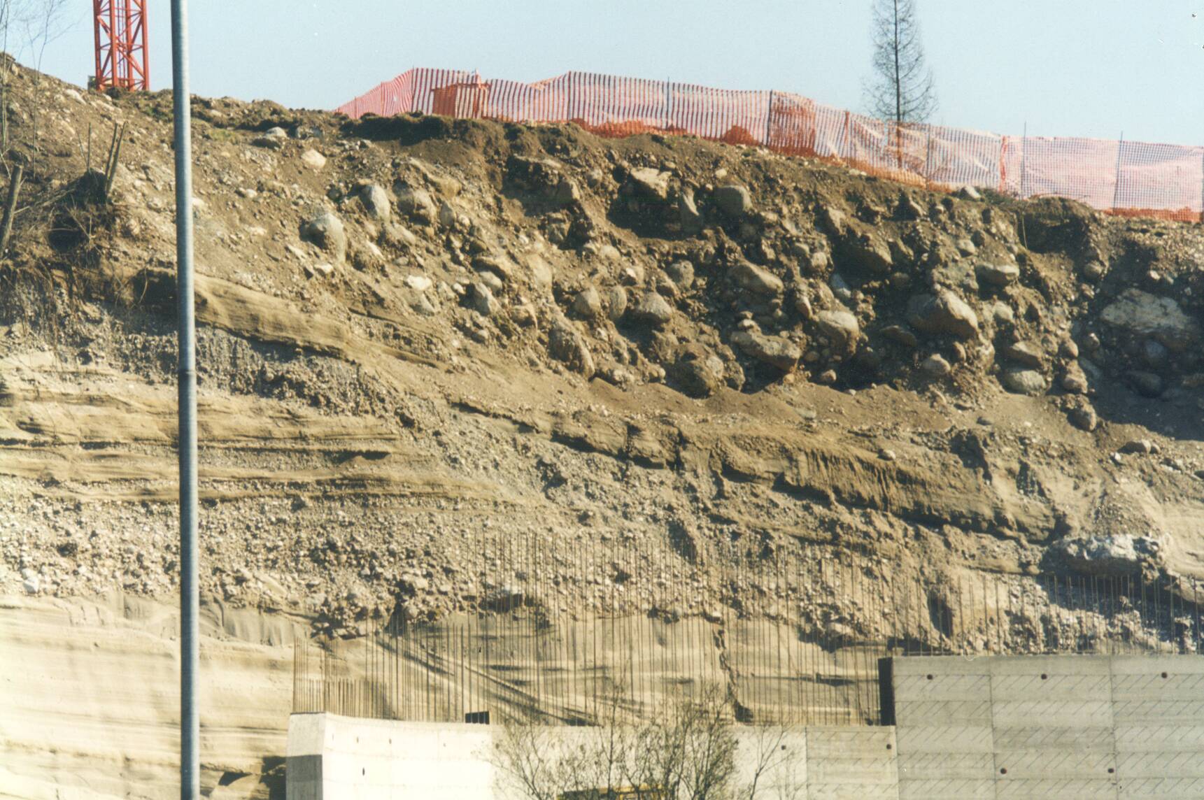 depositi di rotta glaciale su sedimenti alluvionali  (Vestone -BS)